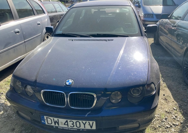 BMW Seria 3 cena 6500 przebieg: 270348, rok produkcji 2003 z Wrocław małe 29